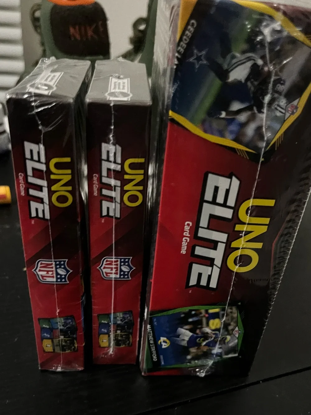 UNO Elite NFL Started Pack and Booster Bundle Set Lot New Sealed